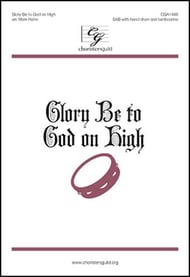 Glory Be to God on High SAB choral sheet music cover Thumbnail